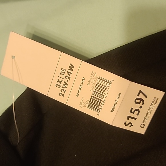 NWT Black Ponte Pencil Shirt - Picture 3 of 3